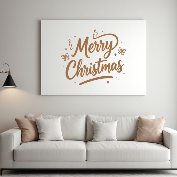 Christmas quotes and phrases illustrated in a simple vector design.