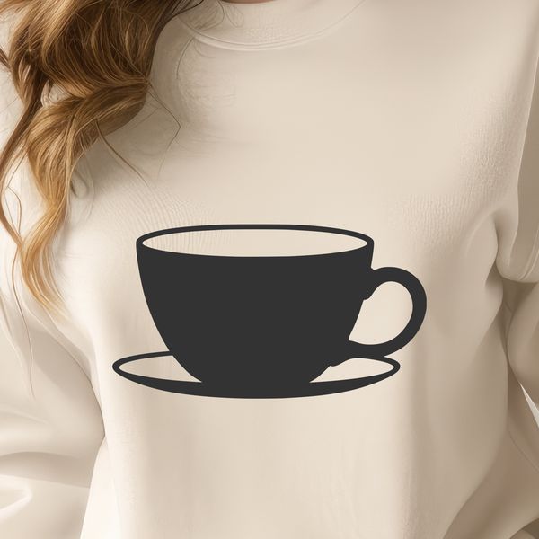 Beautiful Vector Teacup Illustration A detailed teacup design with intricate details, suitable for vector art projects.
