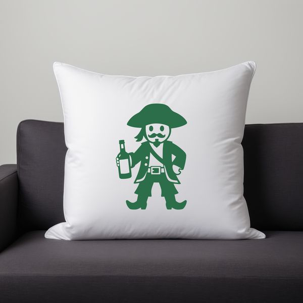 A detailed pirate illustration created as a vector art file, suitable for cutting machines like Cricut or laser cutters.