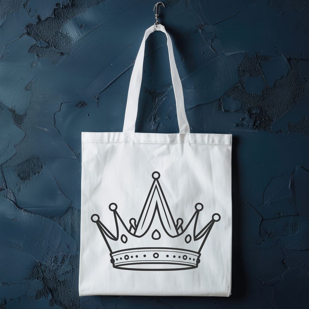 Intricate Crown Design A digital illustration of a crown with intricate design elements.