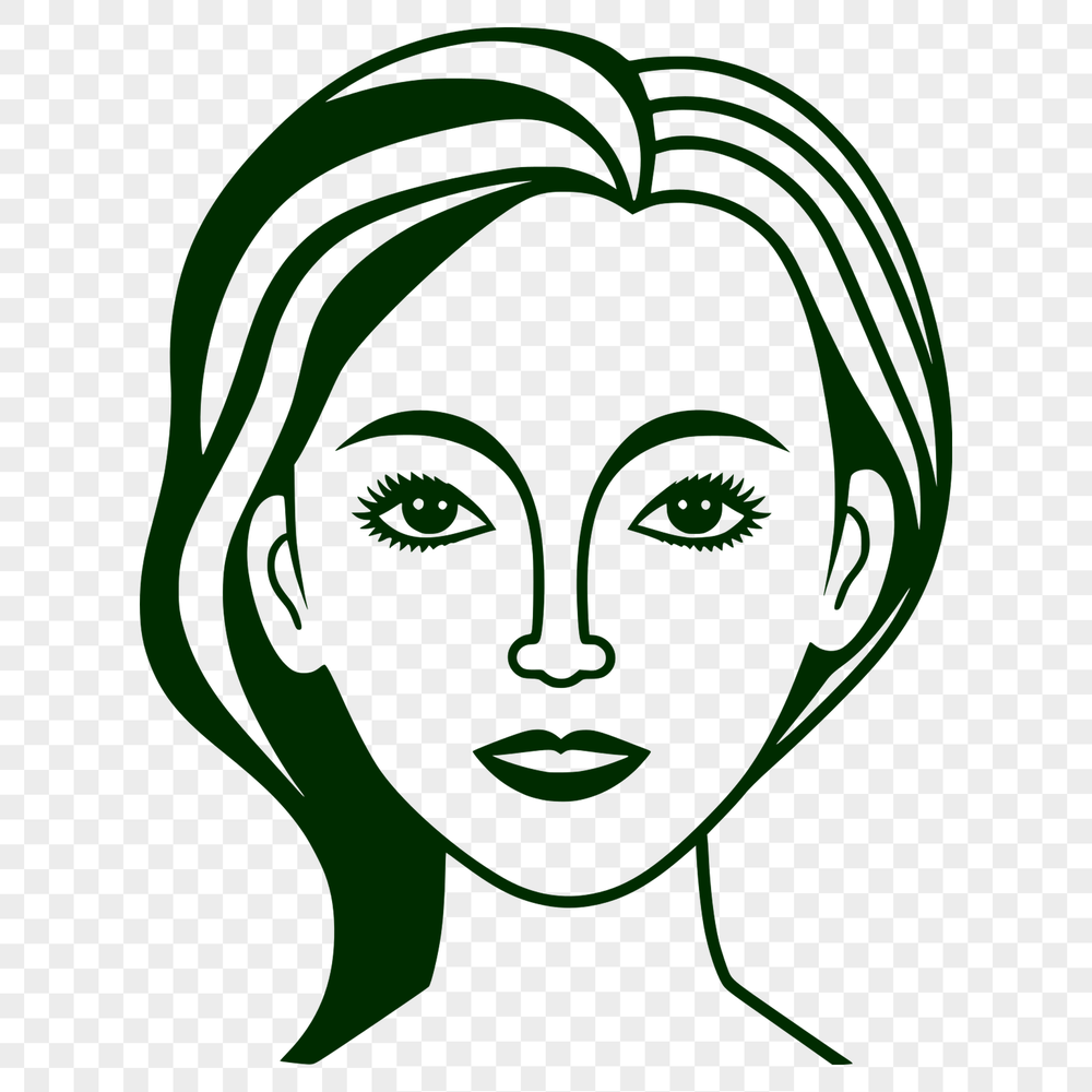 An illustration of a female figure, ideal for Mothers Day designs or other feminine graphics.