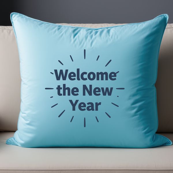 New Year's background vector design featuring inspirational quotes.