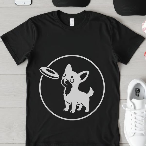 Silhouette design of a Chihuahua for various uses including DIY crafts and web graphics.
