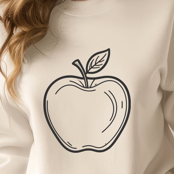 Freshly Sliced Apple Graphic Illustrated graphic of a sliced apple, suitable for vector art designs.