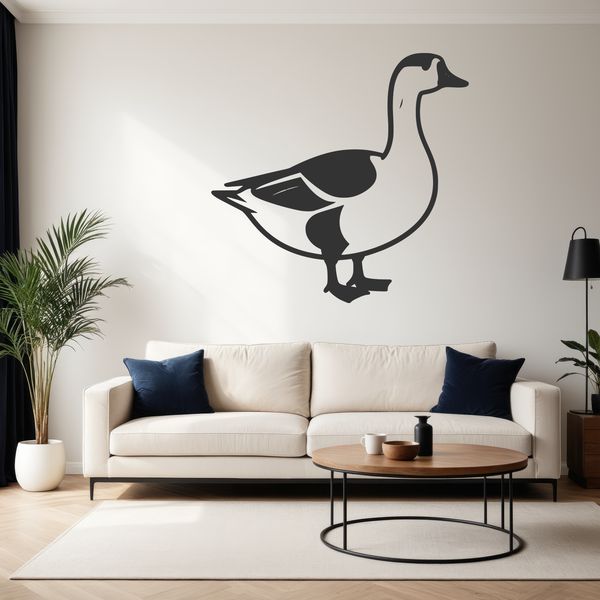 A detailed vector illustration of a goose, suitable for commercial or personal use in various creative projects.