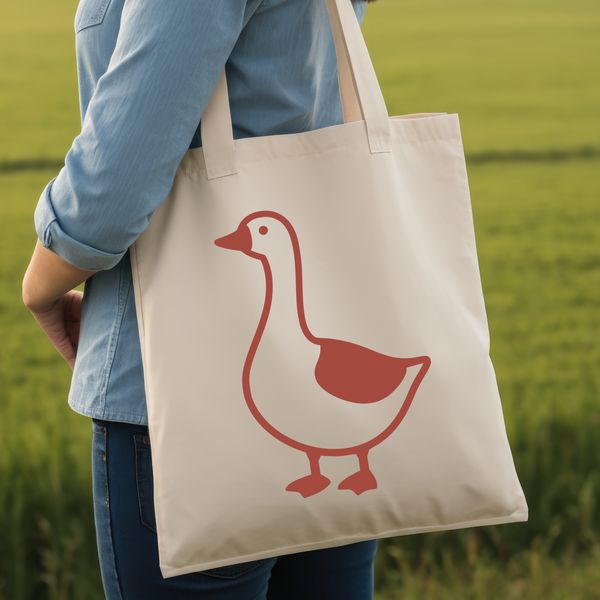 SVG vector illustration of a goose in silhouette form, suitable for cutting machines and commercial use.