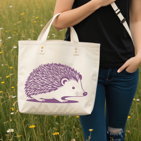 Prickly Friend Illustration A detailed illustration of a hedgehog in vector format, suitable for digital art and design projects.