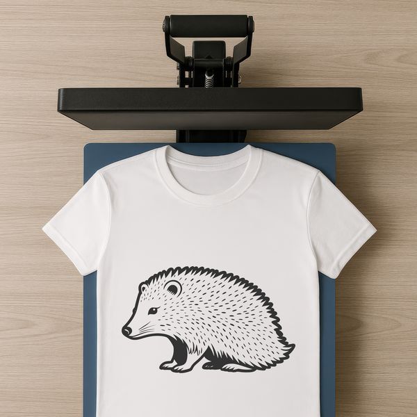 Quilled Companion Illustration A small, spiny mammal with rounded body and short legs.
