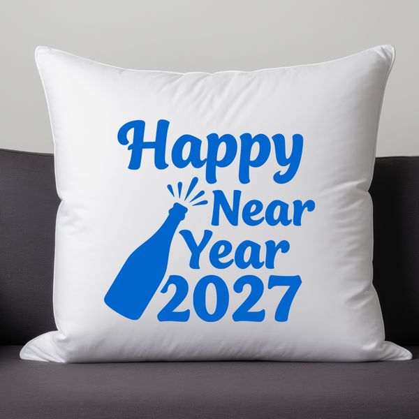 Vector illustration of the New Year's date 2027 in a clean and simple design.