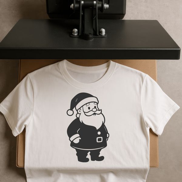 An SVG icon of Santa Claus wearing a hat and coat, suitable for commercial use and free download.