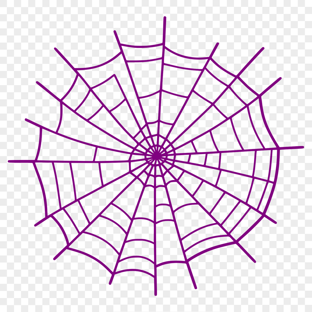 Scalable Artistic Web Pattern An intricately designed spider web created using scalable graphics technology.