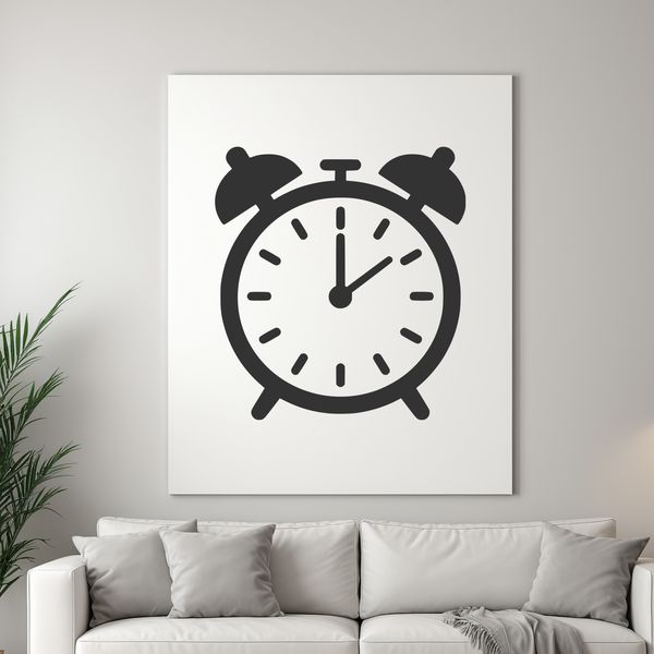 A simple clock design for digital projects and designs.