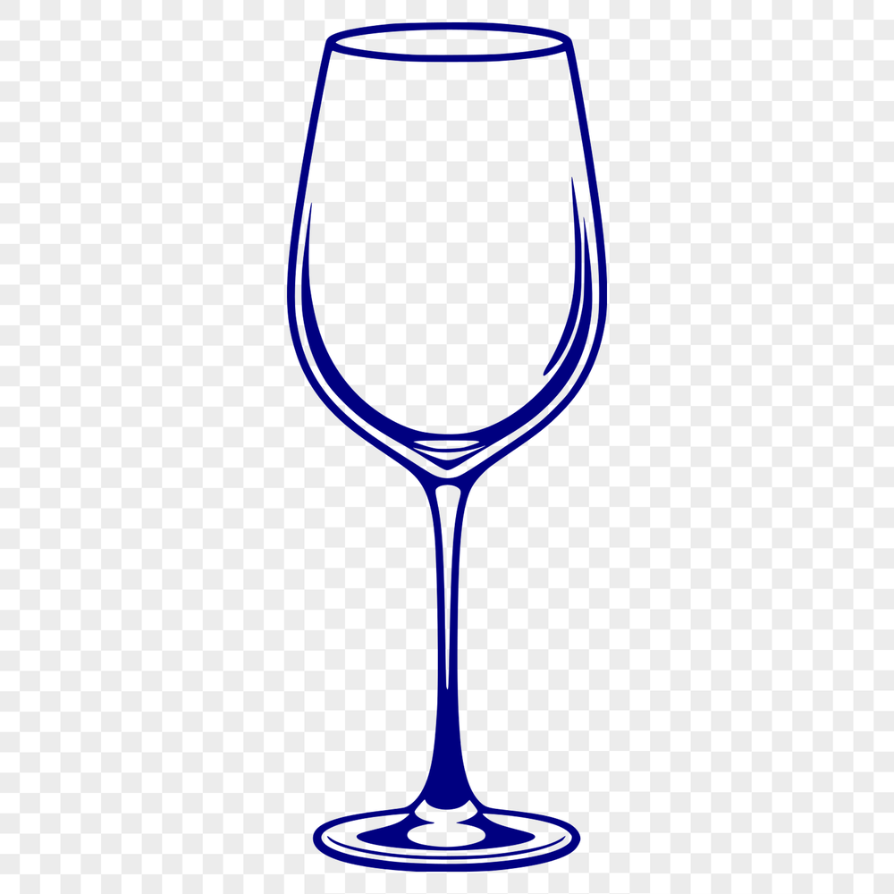 Beautiful Red Wine Icon A glass filled with red wine, suitable for vector art and design projects.