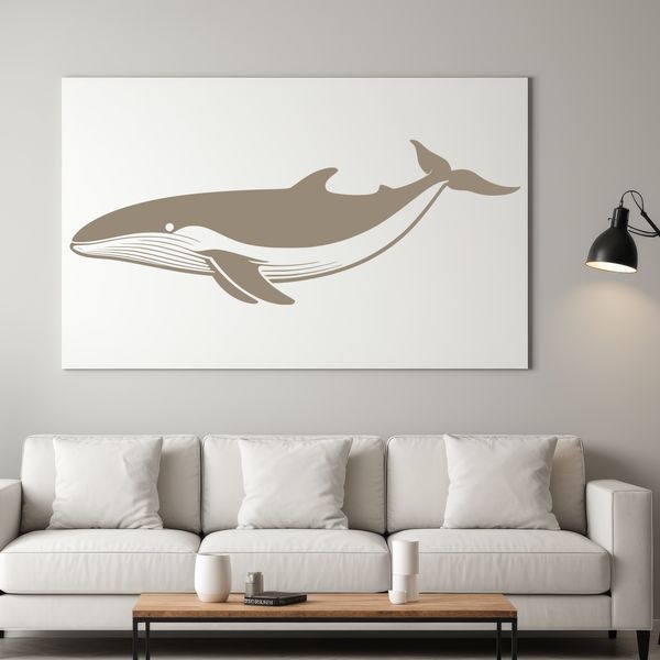 Free SVG Whale Cut File for Cricut and More A detailed vector illustration of a whale.