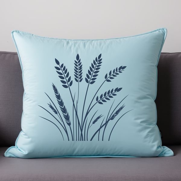 Simple Wheat SVG Design A simple illustration of wheat in a vector format.