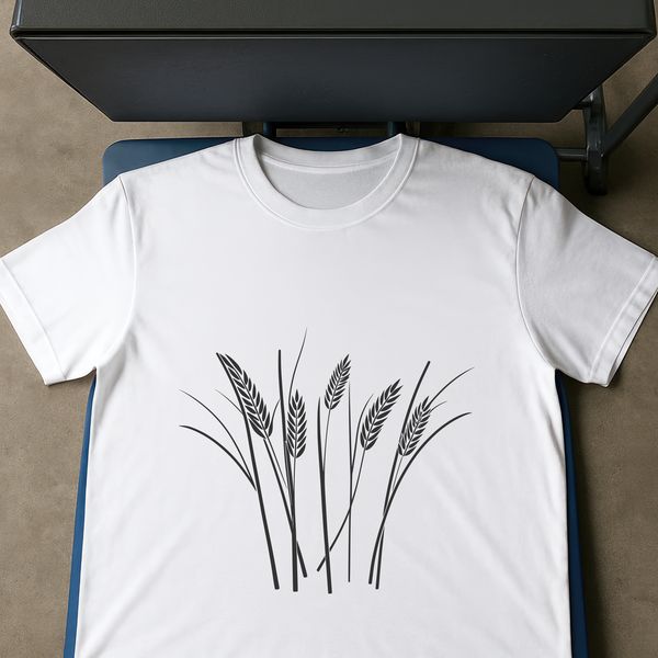A stylized illustration of wheat in vector format, suitable for commercial and personal use.