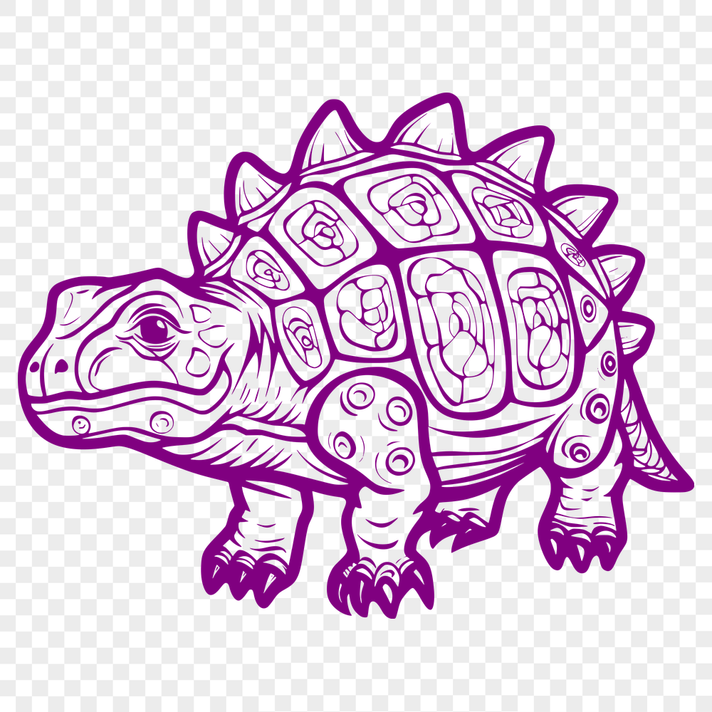 Stunning Ankylosaurus - For Procreate Project