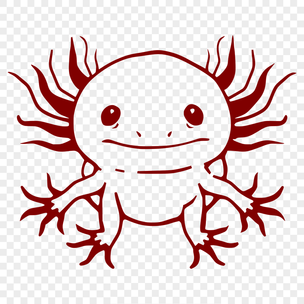 Artistic Axolotl - For Cricut Project