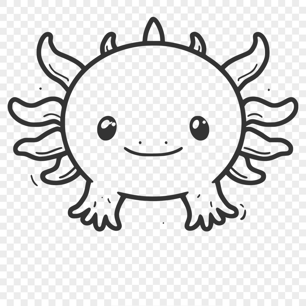 Free Axolotl - For Laser Cutter Project