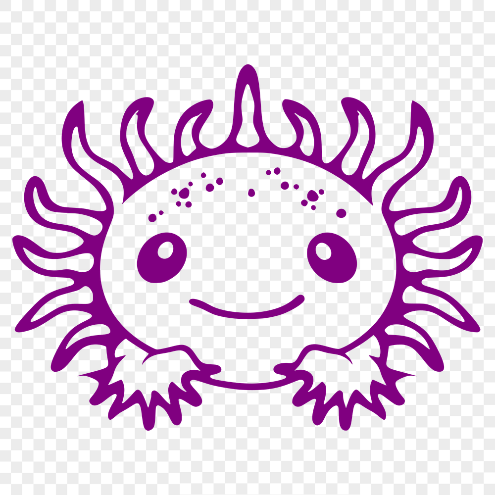 Free Axolotl - For Laser Engraver Project