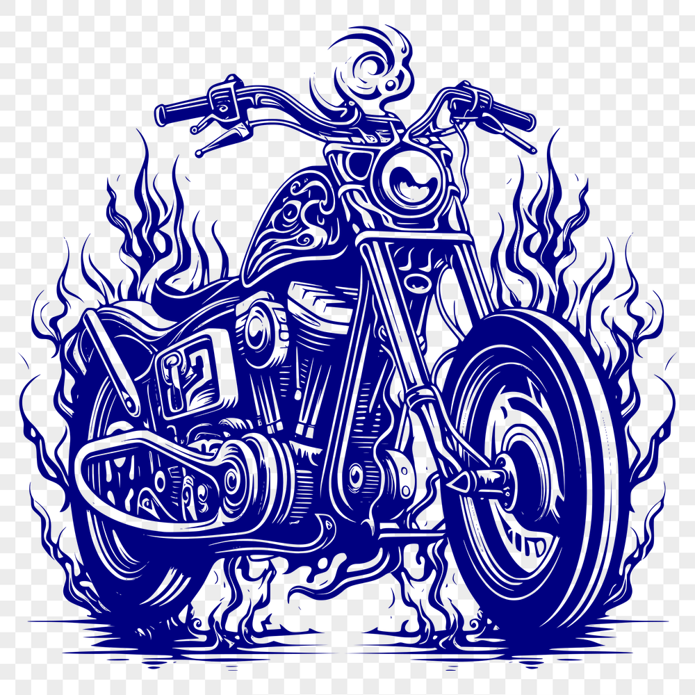 Free Unique Motorbike Vector Craft File