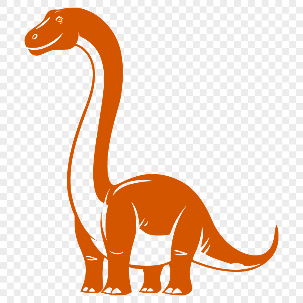 Free Unique Brachiosaurus Stencil