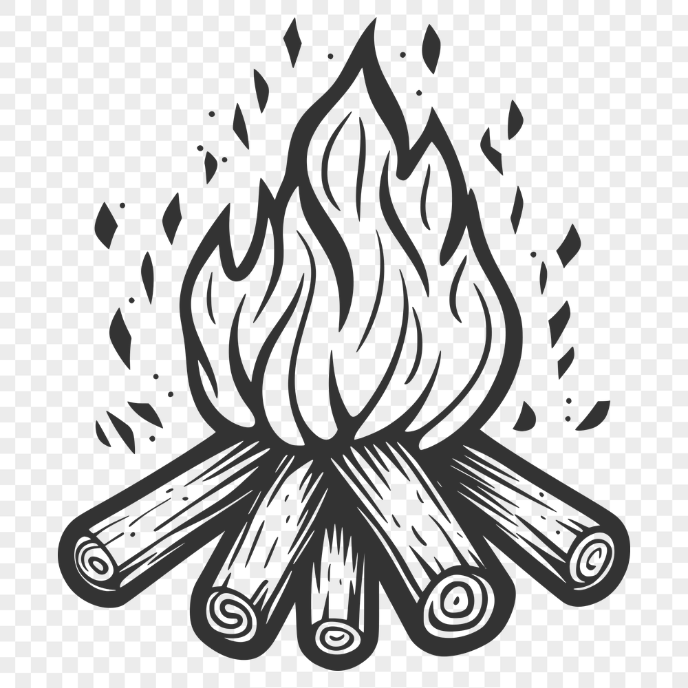 Free Camp Fire Files For Digital Download In SVG Format