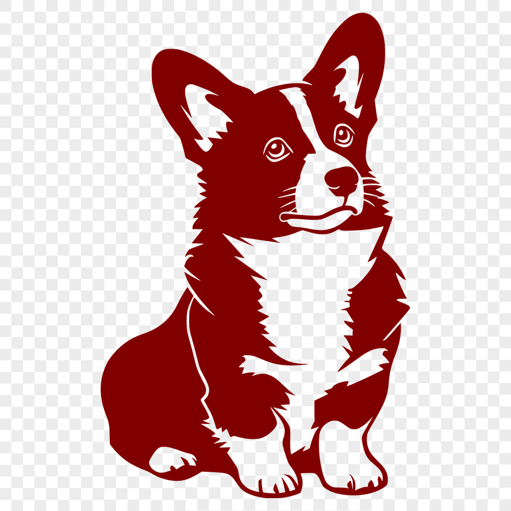 Free Creative Corgi Illustration