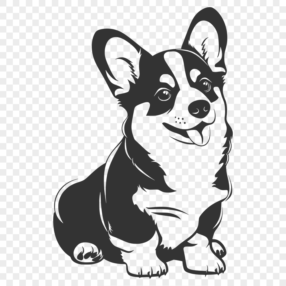 Beautiful Puppy Vector Image