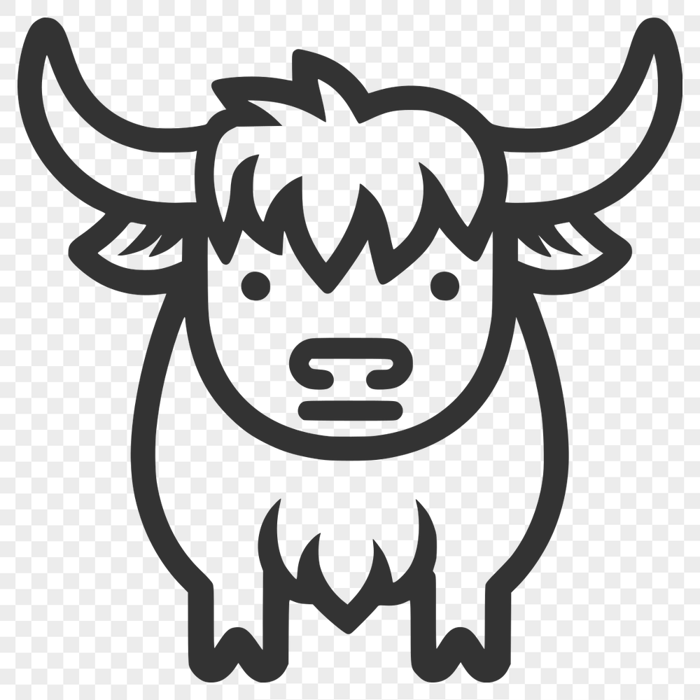 Free Unique Cow Printable Artwork