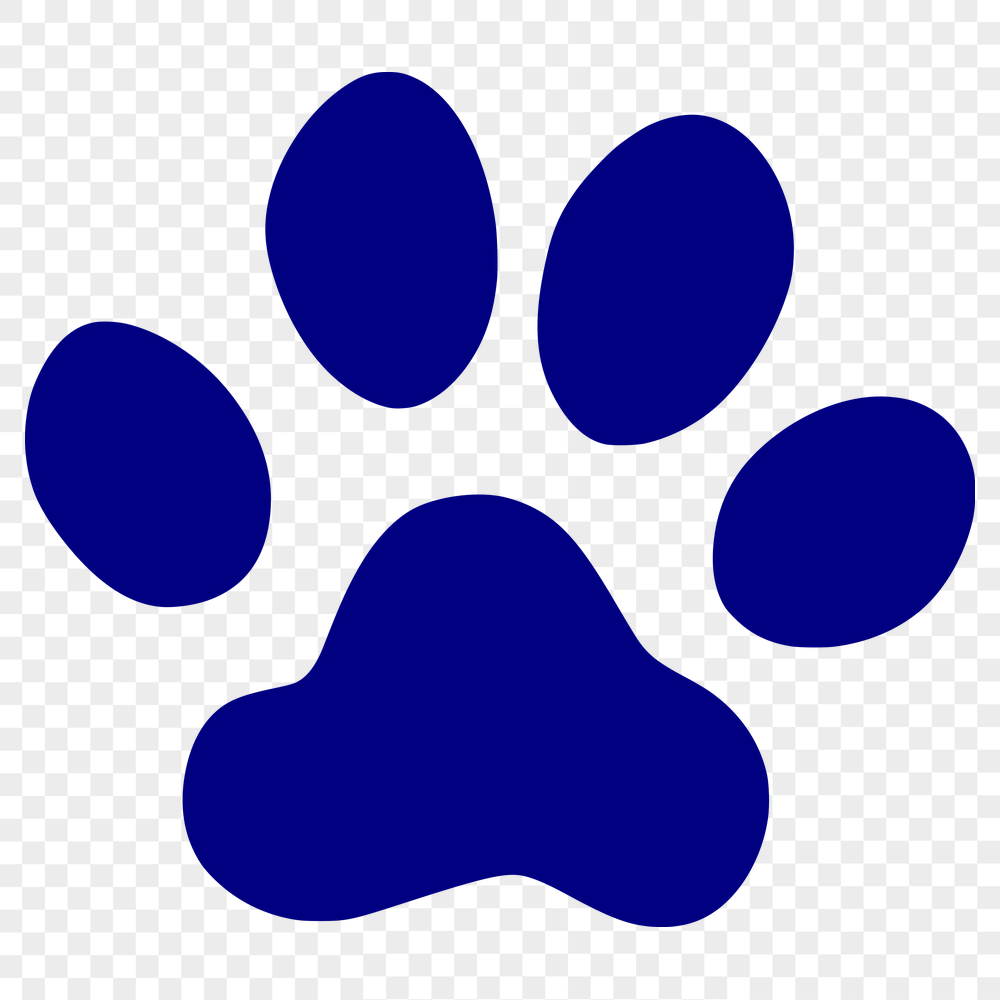 Unique Paw Print Template PNG - Free Download