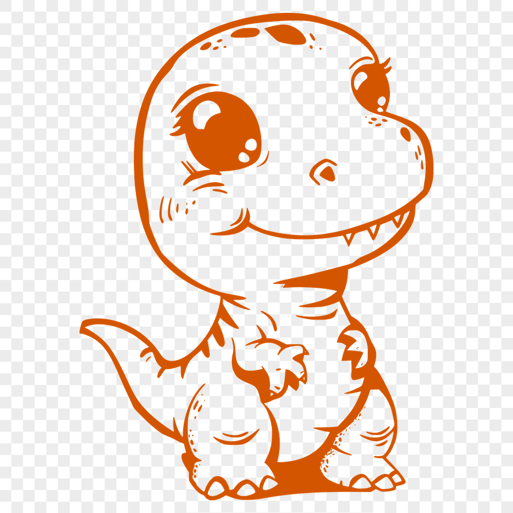 Unique Dinosaur In SVG & PNG