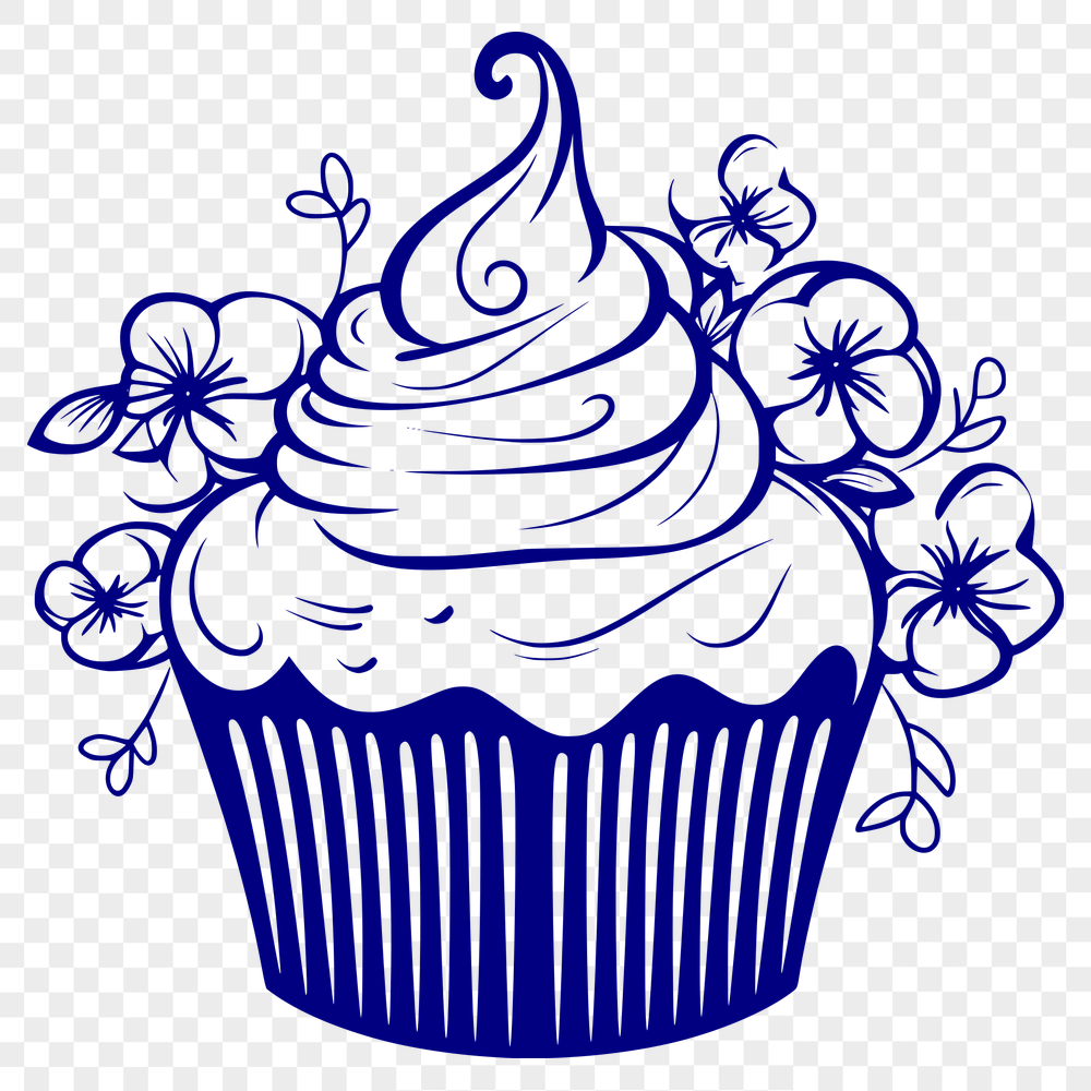 Stunning Cupcake - Procreate SVG