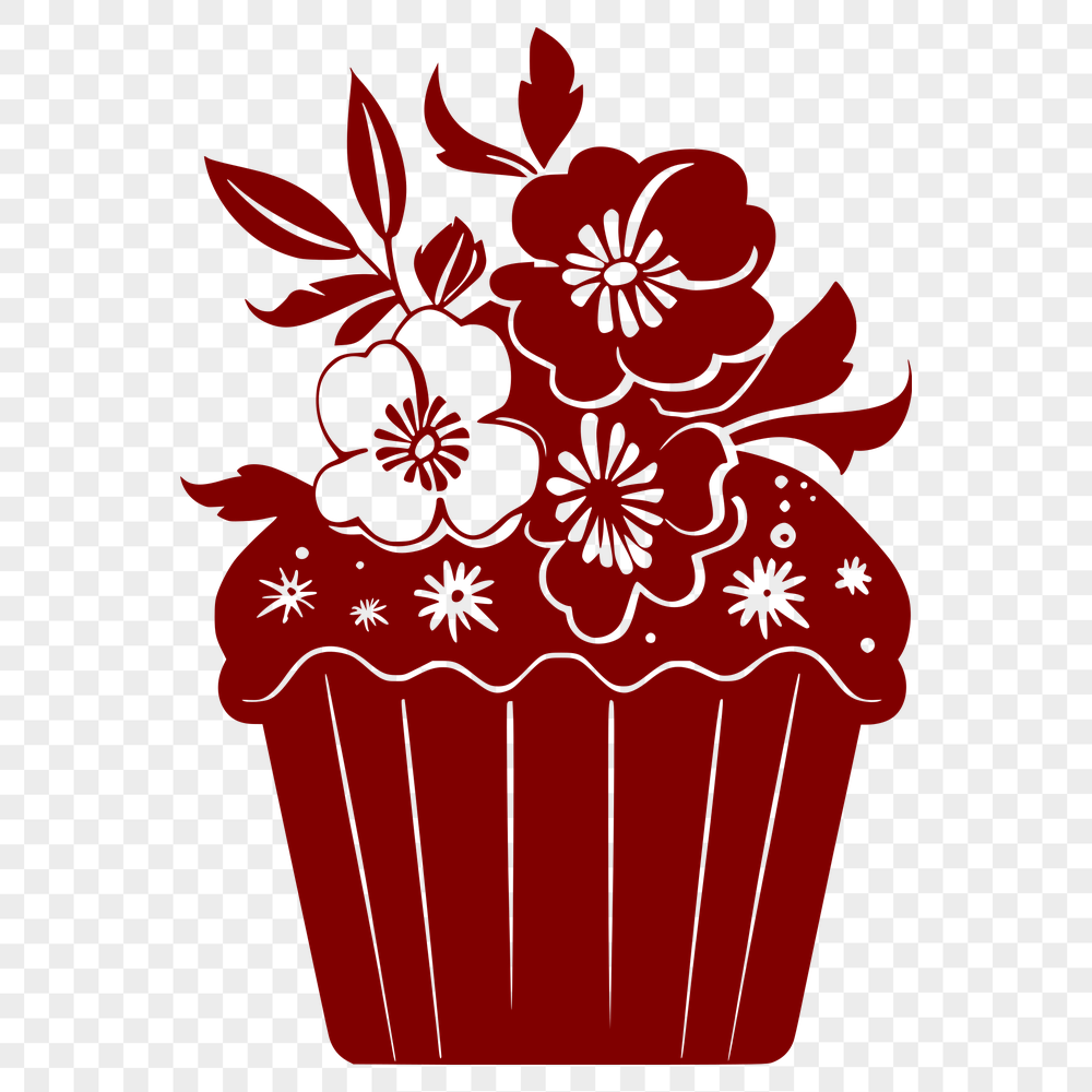 Unique Cupcake Digital Art