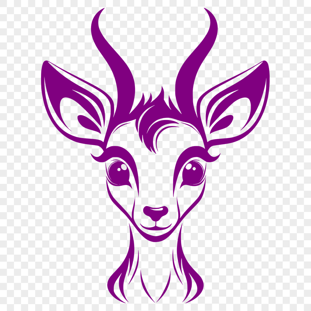 Artistic Deer Template