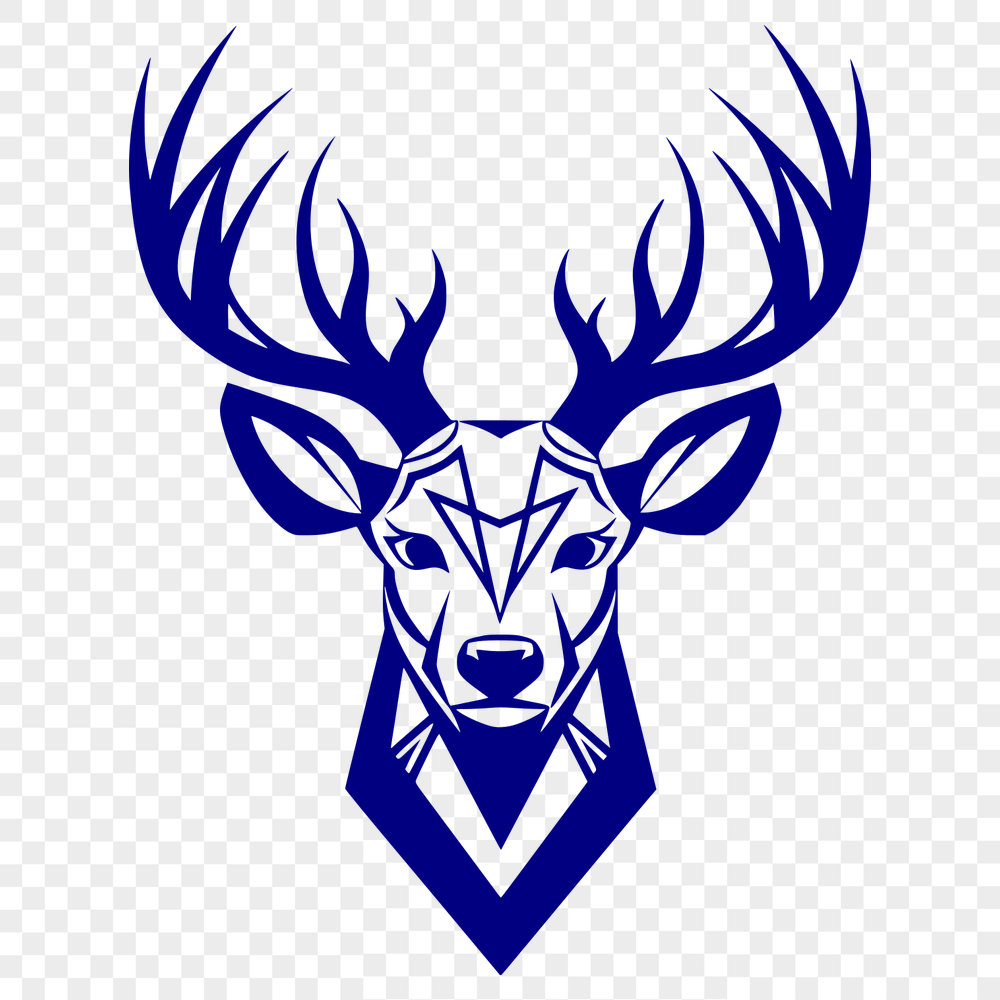 Artistic Deer In SVG & DXF