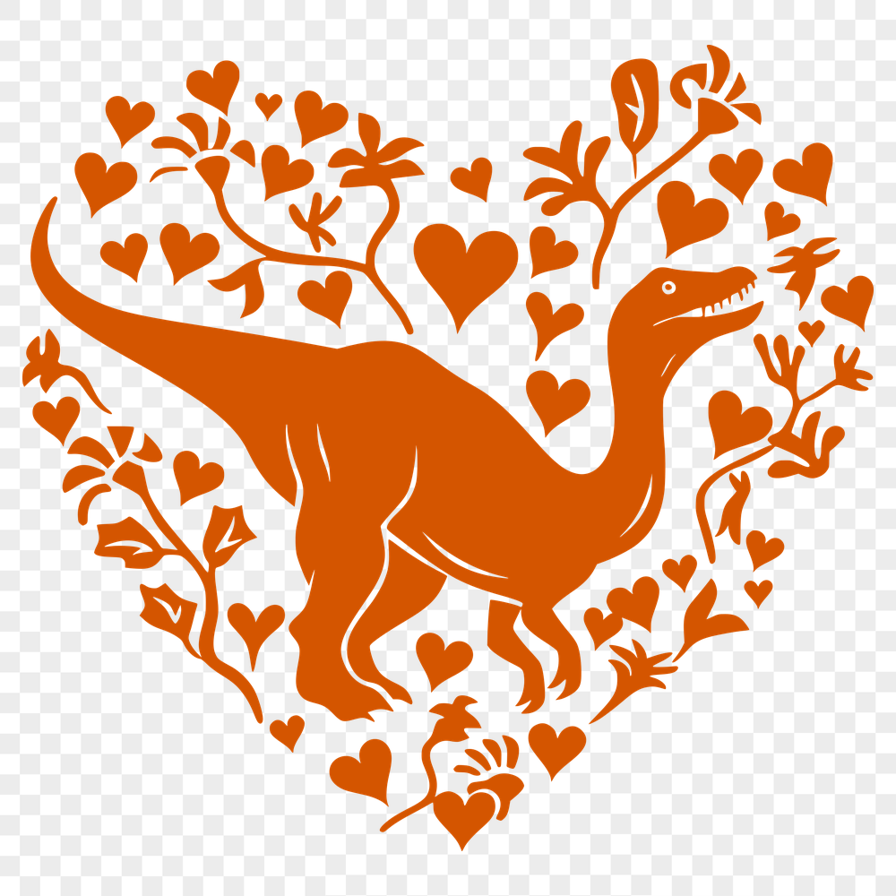 Ornate Dinosaur Clipart