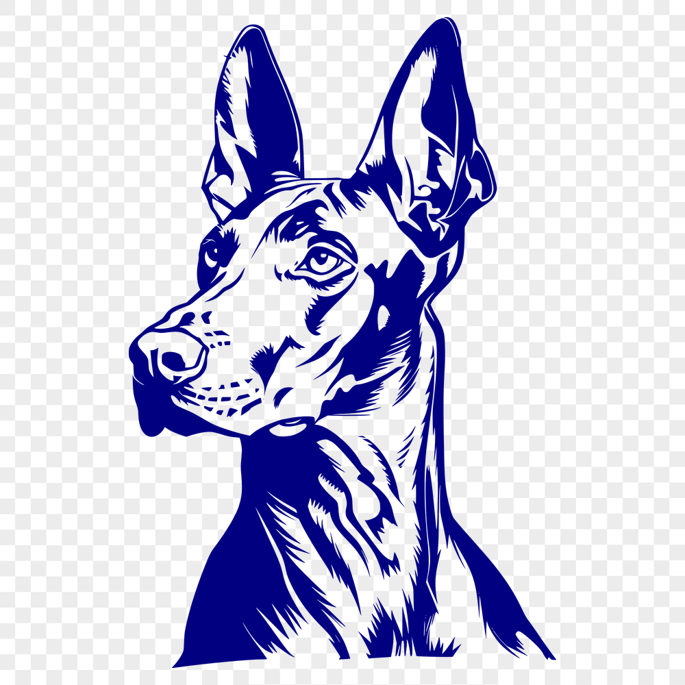 Unique Doberman Pinscher - Sublimation PNG