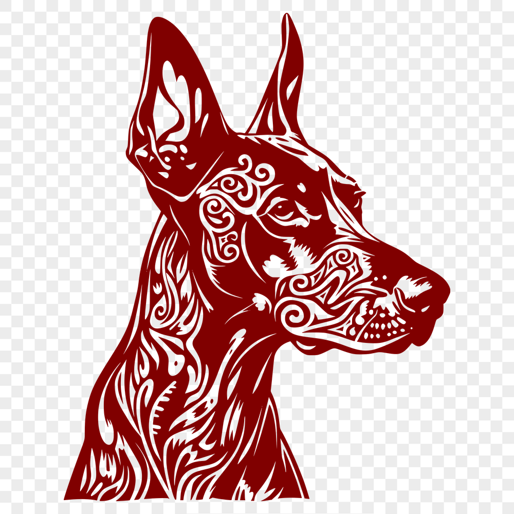 Free Unique Doberman Pinscher Printable Artwork