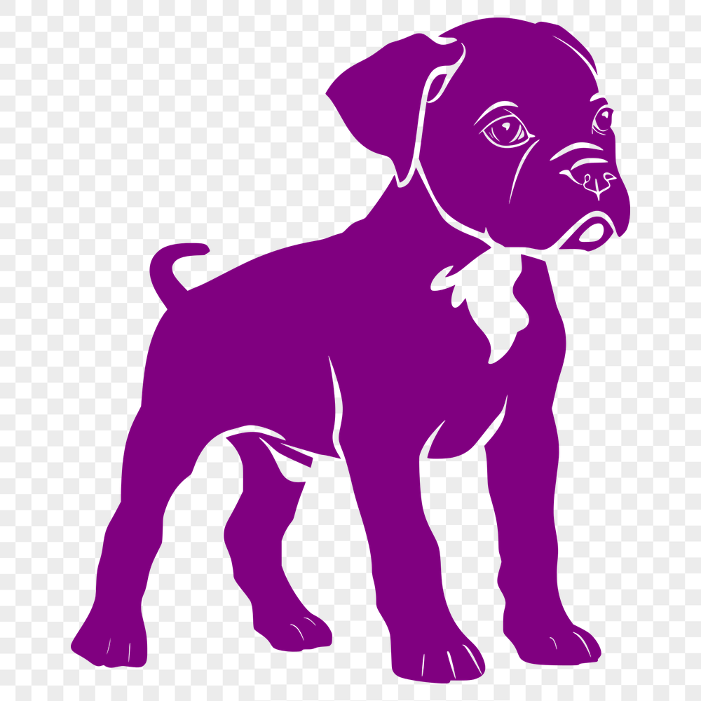 Creative Standing Dog Vector Craft File