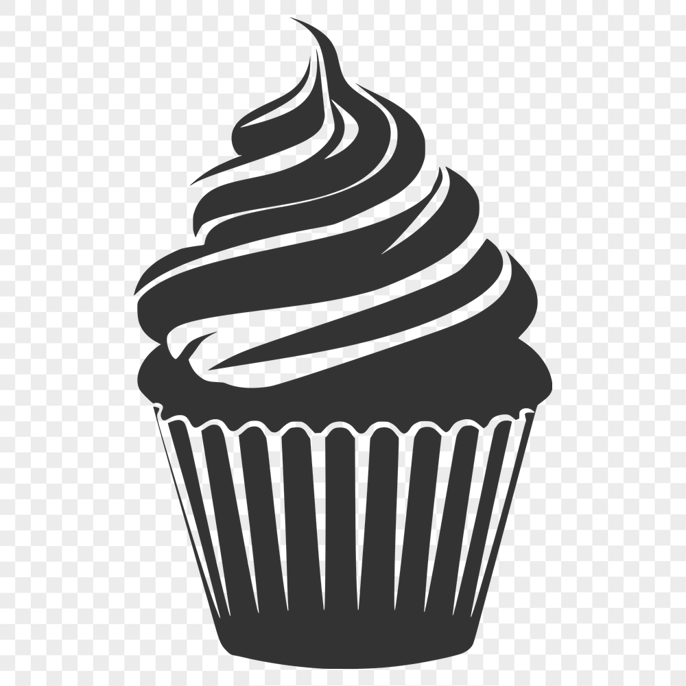 Artistic Cupcake - Procreate SVG