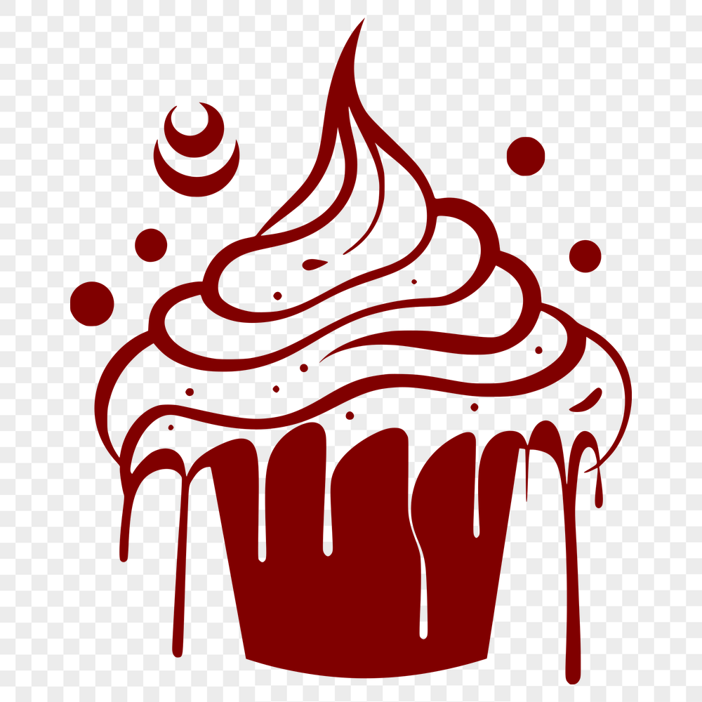 Stunning Cupcake Digital Artwork