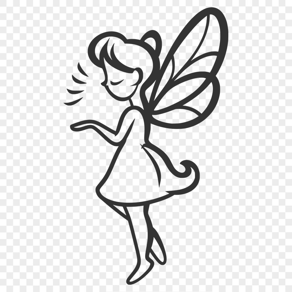 Unique Fairy Vector Image