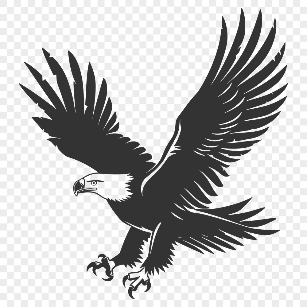 Stunning Flying Eagle SVG