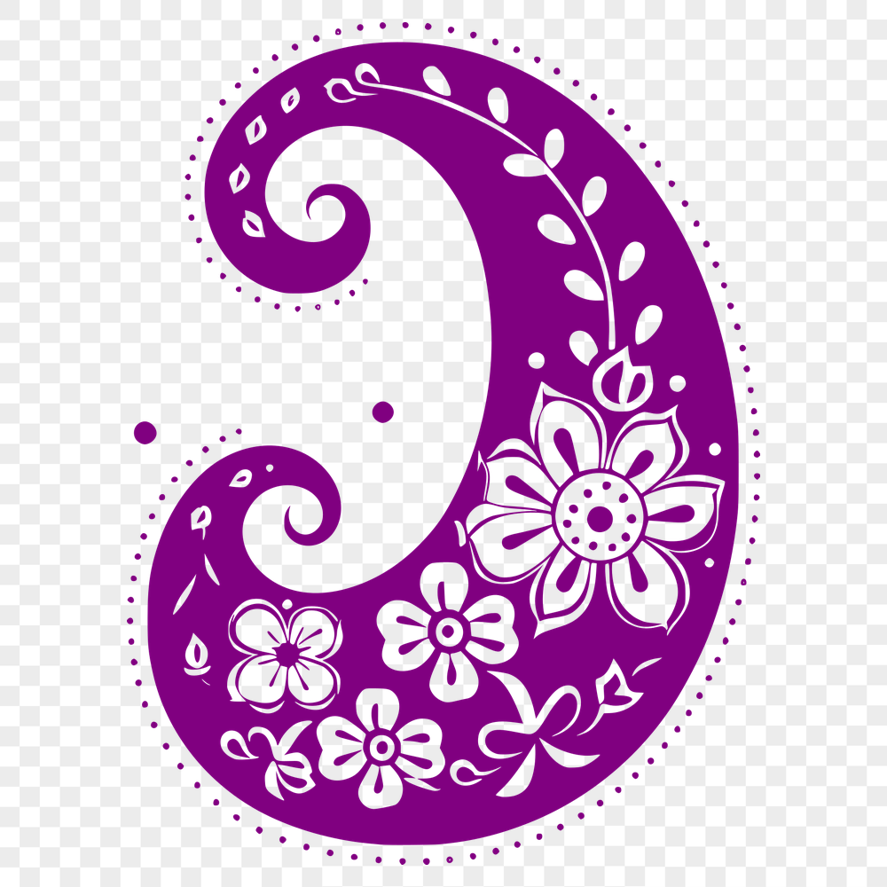 Free Free Paisley Vector Illustration