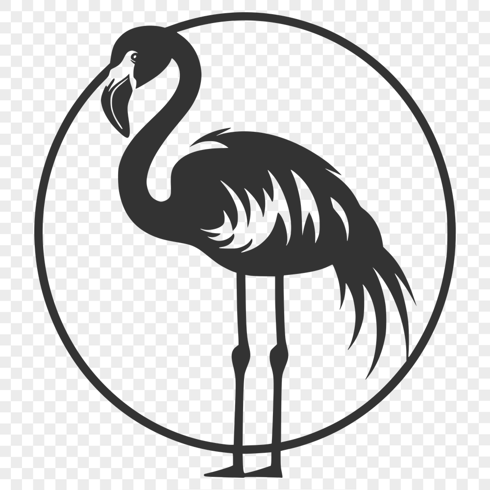 Creative Flamingo Vector Image