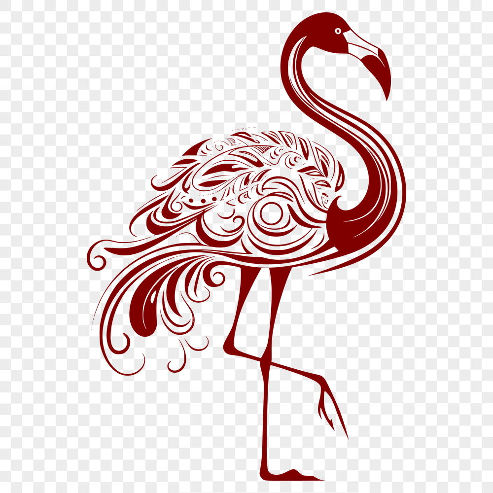 Beautiful Flamingo - For Laser Engraver Project