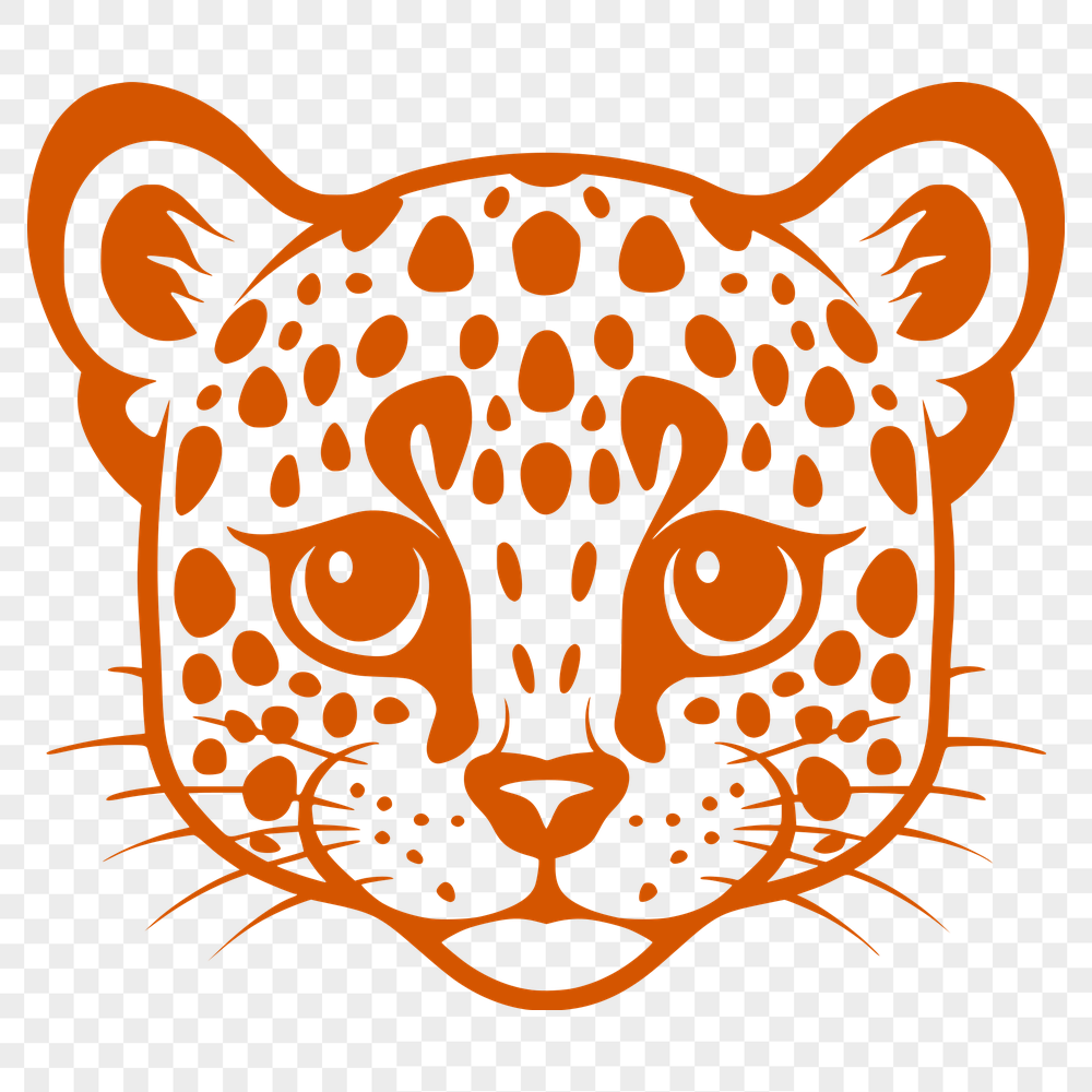 Creative Big Cat - Laser Engraver PNG