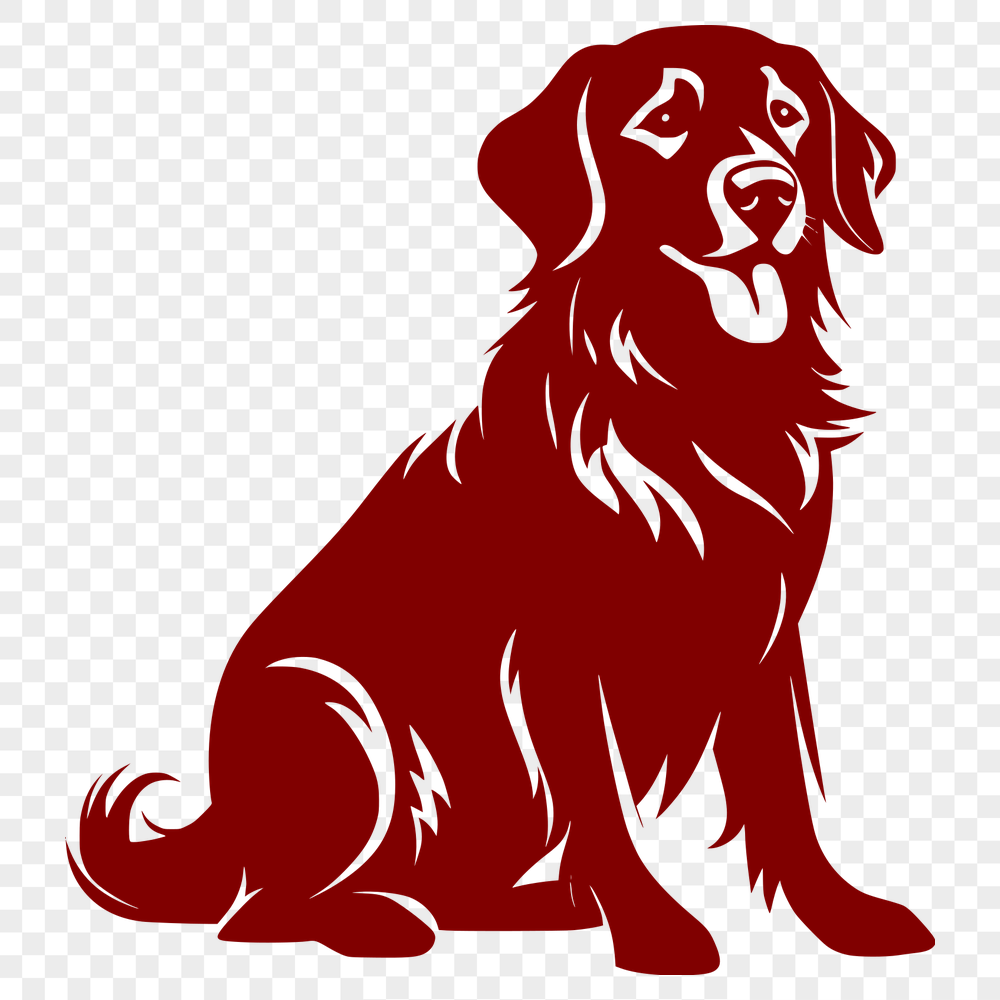 Free Unique Golden Retriever Design