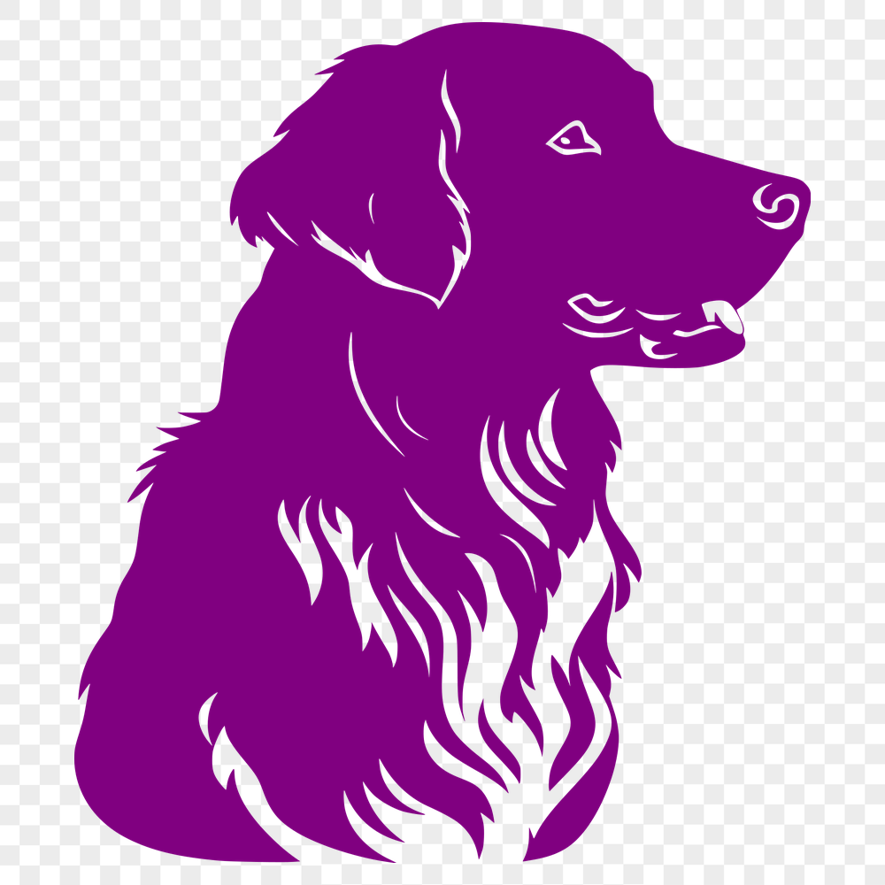 Free Creative Golden Retriever Drawing